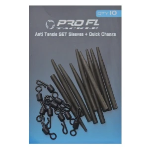 SET PRO FL CONURI ANTI TANGLE SLEEVES 40MM PLUS VARTEJ RAPID 10BUC  SET PRO FL CONURI ANTI TANGLE SLEEVES 40MM PLUS VARTEJ RAPID 10BUC