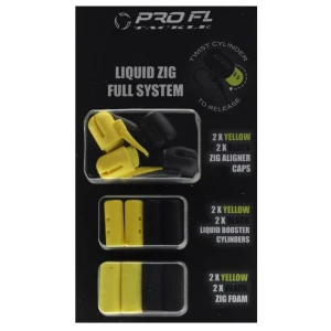 SISTEM COMPLET ZIG RIG PRO FL PT LICHID Galben Negru SISTEM COMPLET ZIG RIG PRO FL PT LICHID Galben Negru