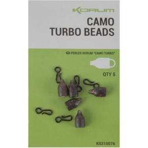 Agrafa KORUM Camo Turbo Beads, 5buc/pac