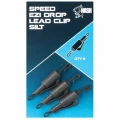 Clips Plumb Piedut Nash Speed Ezi Drop Lead Clip Silt + Vartej cu Agrafa Rapida, 8buc/pac Clips Plumb Piedut Nash Speed Ezi Drop Lead Clip Silt + Vartej cu Agrafa Rapida, 8buc/pac