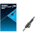 Clips Plumb Piedut Nash Speed Lead Clip Silt + Vartej cu Agrafa Rapida, 8buc/pac Clips Plumb Piedut Nash Speed Lead Clip Silt + Vartej cu Agrafa Rapida, 8buc/pac