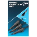 Clips Plumb Piedut Nash Speed Lead Clip Silt + Vartej cu Agrafa Rapida, 8buc/pac Clips Plumb Piedut Nash Speed Lead Clip Silt + Vartej cu Agrafa Rapida, 8buc/pac