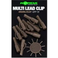 Clips Plumb Pierdut Korda, Gravel Clay, 10buc/pac Clips Plumb Pierdut Korda, Gravel Clay, 10buc/pac