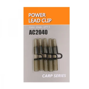 Clips Plumb Pierdut Orange  Power Lead Clip 5buc 45mm Clips Plumb Pierdut Orange  Power Lead Clip 5buc 45mm