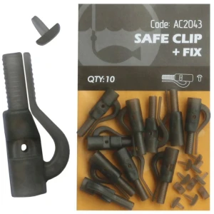 Clips Plumb Pierdut Orange Safe Clip + Fix 10buc/pac Clips Plumb Pierdut Orange Safe Clip + Fix 10buc/pac