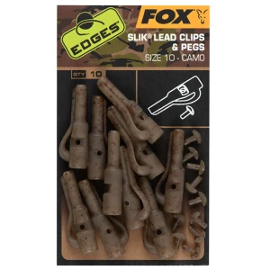 Clips Plumb Pierdut + Pin Fox Edges Camo Slik Lead Clip & Pegs Nr.10 Clips Plumb Pierdut + Pin Fox Edges Camo Slik Lead Clip & Pegs Nr.10