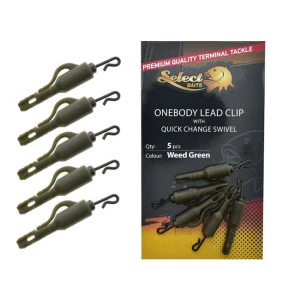 Clips Plumb Pierdut Select Baits OneBody Lead Clip with Quick Change Swivel, 5buc