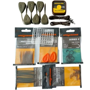 Cutie cu Accesorii Crap Orange Carp Inline 85, 61 Accesorii