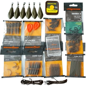 Cutie cu Accesorii Crap Orange Carp Lead Clip 85, 101 Accesorii Cutie cu Accesorii Crap Orange Carp Lead Clip 85, 101 Accesorii