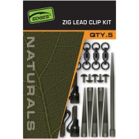 Kit Montura Plumb Pierdut Fox Edges Naturals Zig Lead Clip Kit 5x5buc/pac Kit Montura Plumb Pierdut Fox Edges Naturals Zig Lead Clip Kit 5x5buc/pac
