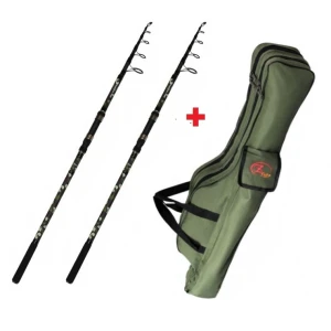 Set 2 Lansete Telescopice ZFISH Combo 2x Rod Kingstone, 360cm, 3.5lbs, 80-150g + Husa Set 2 Lansete Telescopice ZFISH Combo 2x Rod Kingstone, 360cm, 3.5lbs, 80-150g + Husa