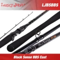 Lanseta Lucky John Black Sense BBS 2.54m 35-150g 2seg Lanseta Lucky John Black Sense BBS 2.54m 35-150g 2seg