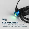 Lanterna Cap NEBO Einstein Rechargeable Flex, 1000 lm, Li-ion 2200mAh 3.7v / 2xCR123A, Aluminiu Lanterna Cap NEBO Einstein Rechargeable Flex, 1000 lm, Li-ion 2200mAh 3.7v / 2xCR123A, Aluminiu