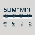 Lanterna NEBO Slim Mini Rechargeable, 250 lm, Li-ion 602040 450mAh 3.7v, Magnet, Aluminiu Lanterna NEBO Slim Mini Rechargeable, 250 lm, Li-ion 602040 450mAh 3.7v, Magnet, Aluminiu