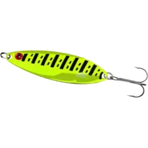 Lingura oscilanta Cormoran Cora-X Spoon 7.5cm 18g Black Chartreuse