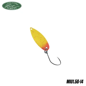 Lingura oscilanta Forest Miu 1.5g YELLOW RED TAIL