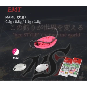 Lingura oscilanta Neo Style Mame 0.5g 32 Super Fluo Neo White/Pink