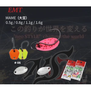 Lingura oscilanta Neo Style Mame 0.5g Super Fluo Glossy Orange/Yellow