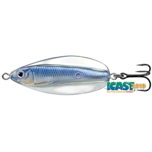 Lingurita Oscilanta Live Target Erratic Shine Sinking, 7cm, 21g, Silver / Blue