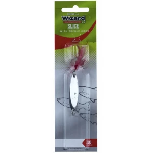 Lingurita Oscilanta Wizard Slice Spoon, Argintiu - Rosu, 10g Lingurita Oscilanta Wizard Slice Spoon, Argintiu - Rosu, 10g