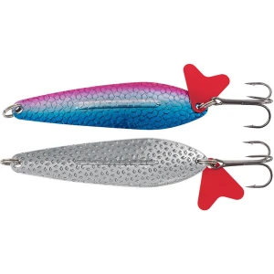 Lingurita Oscilanata X-FISH Atlantis, 19.2g, Culoare Silver Pink Blue, 1buc/pac