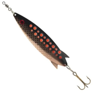 Lingurita Oscilanta ABU GARCIA Toby Salmo Spoon, Cooper Or Dot, 11cm, 30g, 1buc/pac Lingurita Oscilanta ABU GARCIA Toby Salmo Spoon, Cooper Or Dot, 11cm, 30g, 1buc/pac