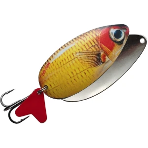 Lingurita Oscilanta ARROW Misu Raz Nichelata, Yellow Red, 11g Lingurita Oscilanta ARROW Misu Raz Nichelata, Yellow Red, 11g