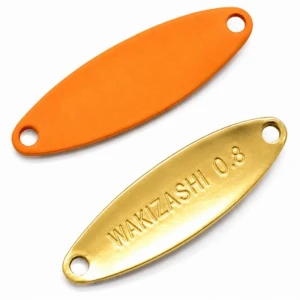 Lingurita Oscilanta I JET LINK, Wakizashi Trout Spoon, 0.8gr, 2.3cm, Orange Gold, 1buc/pac