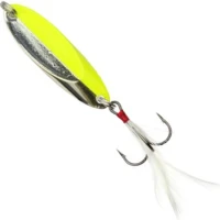 Lingurita Oscilanta REIVA Willow Spoon, Silver / Yellow, 15g