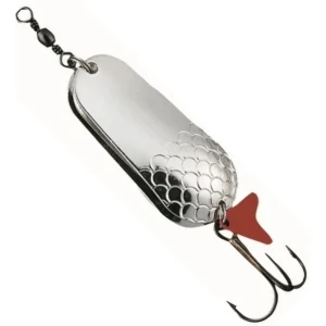 Oscilanata DAM Effzett Twin Spinner Spoon, Silver Silver, 8cm, 45g, 1buc/pac