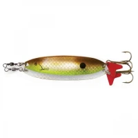 Oscilanta 16gr 65mm Dam Effzett Slim Standard Spoon Olive Silver Uv