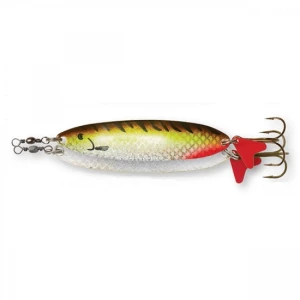 Oscilanta 32gr 95mm DAM Effzett Slim Standard Spoon Blue Chartreuse UV