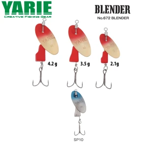 LINGURITA ROTATIVA YARIE 672 BLENDER SP10 BLUE SILVER 2.1G LINGURITA ROTATIVA YARIE 672 BLENDER SP10 BLUE SILVER 2.1G