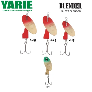 LINGURITA ROTATIVA YARIE 672 BLENDER SP3 GREEN/GOLD 2.1G LINGURITA ROTATIVA YARIE 672 BLENDER SP3 GREEN/GOLD 2.1G