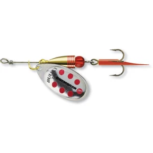 Lingura Rotativa Cormoran Bullet Nr.1/3g Culoare Silver Red Dots