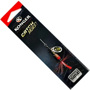 Lingura Rotativa KONGER Devil Champion, Red Dots, No.1, 3.5g, 1buc/pac