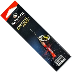 Lingura Rotativa KONGER Tarpon, 02 Yellow Dots, No.3, 6g, 1buc/pac