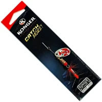 Lingura Rotativa KONGER Tarpon, 03 Red, No.3, 6g, 1buc/pac
