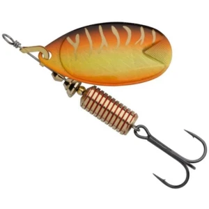 Lingurita Rotativa ABU GARCIA Fast Attack Spinner LF, Red Hot Tiger, 7g, 4cm