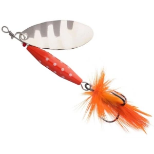 Lingurita Rotativa ABU GARCIA Reflex Red LF, Silver, 12g, 5.7cm