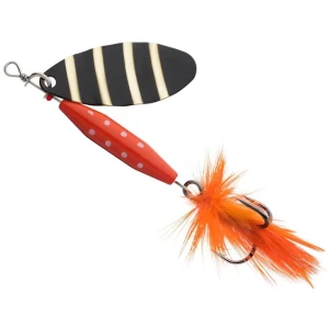 Lingurita Rotativa ABU GARCIA Reflex Red LF, Zebra, 12g, 5.7cm