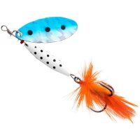 Lingurita Rotativa ABU GARCIA Reflex White LF, Sardine, 18g, 6.5cm