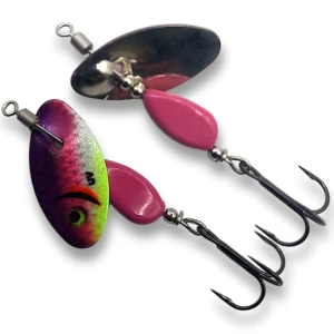 Lingurita Rotativa BERTI Axat Pro Elite UV Micro-2, Nickel / Roz, 2.9g