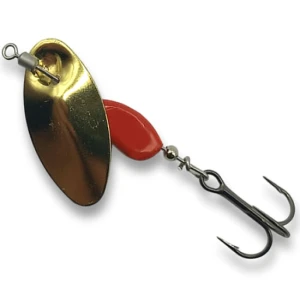 Lingurita Rotativa BERTI Axat Pro Micro-2, Gold / Rosu, 2.9g Lingurita Rotativa BERTI Axat Pro Micro-2, Gold / Rosu, 2.9g