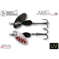 Lingurita Rotativa BERTI Axat Pro Plus Micro-2, Pearl TRT / Negru, 3.5g