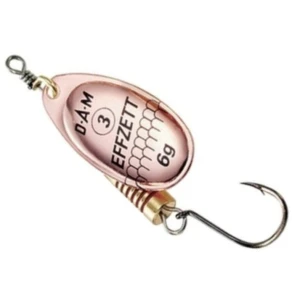 Lingurita Rotativa DAM Spinner With Simple Hook Effzett, Cooper, Nr.3, 6g, 1buc/pac