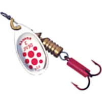 Lingurita Rotativa Konger Devil Nr.0, S23 White Red Dot, 2.50g