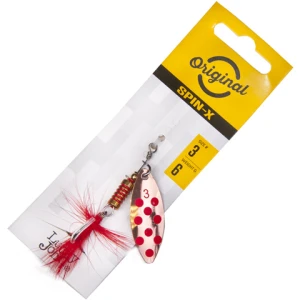 Lingurita Rotativa Lucky John SpinX Long Cul:CR Nr.3 6g Lingurita Rotativa Lucky John SpinX Long Cul:CR Nr.3 6g