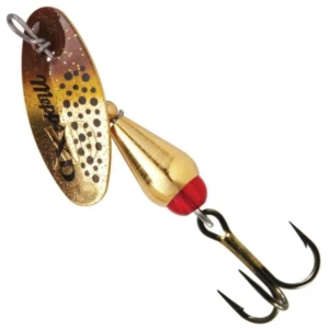 Lingurita Rotativa MEPPS XD TRI Fluo, Yellow Brown, 3.5g, 1buc/pac