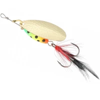 Lingurita Rotativa Mikado Spinner M-grub, Gold / Firetiger, Nr.4, 13g